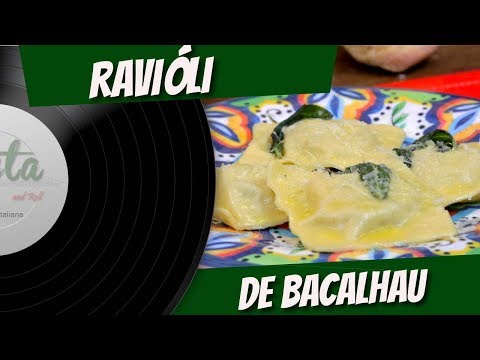 RAVIÓLI DE BACALHAU - RECEITA DE PÁSCOA