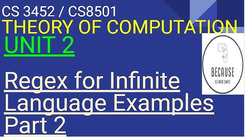 2.6 Regex Example for Infinite Language Part 2 in Tamil