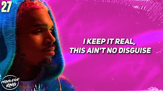 Video thumbnail of "Chris Brown - Talm' Bout (Lyrics)"