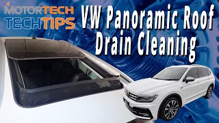 VW Panoramic Roof Drain Maintenance