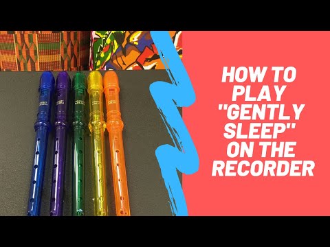 Como jogar suavemente sono na Recorder - Gravador BASICS