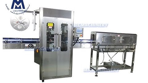 Shrink Sleeve Machine: how to shrink sleeve bottle automatically (labeling machine, 150 bottles/min)