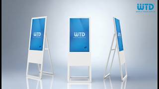 WTD World Trade Display | DEDIUM Series Touch Digital Poster Indoor Version