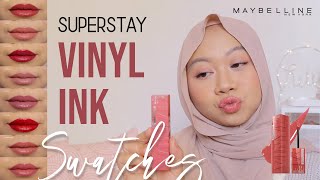 MAYBELLINE SUPERSTAY VINYL INK SWATCHES PART 1