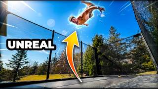 Celebrity I Got The Most INSANE Backyard Trampoline  - Feels Like Flying - Acon X Assembly & Review Profile