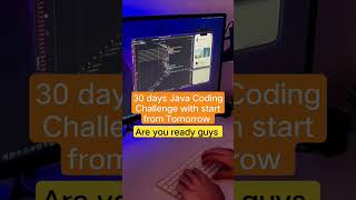 30 days Java Coding Challenge with start from Tomorrow #viral #shorts #java  #30daychallenge