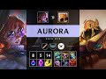 Aurora Mid vs Azir: Triple Kill, Unstoppable - KR Challenger Patch 14.24