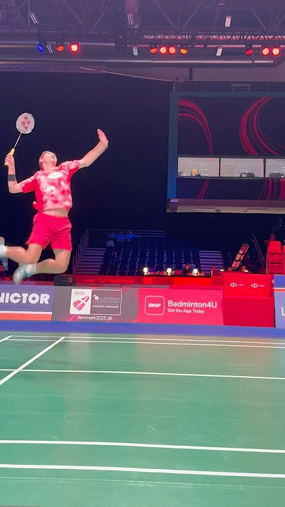Powerfull Badminton Smash by Viktor Axelsen at Victor Denmark Open 2024 #badminton #smash #bwf