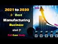 What is Best Manufacturing Business in 2021 to 2030 With Full Case Study? – [Hindi] – Quick Support