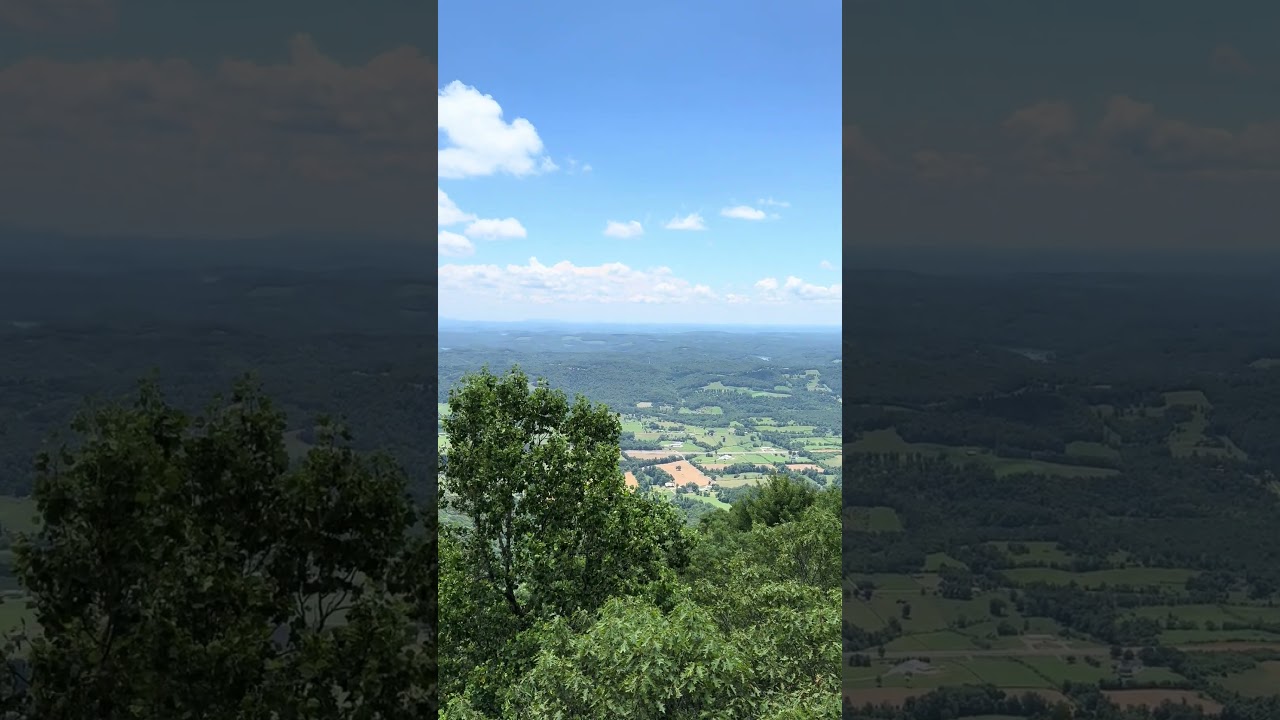 McLean overlook on the Tackett Creek trails system in Tennessee. 