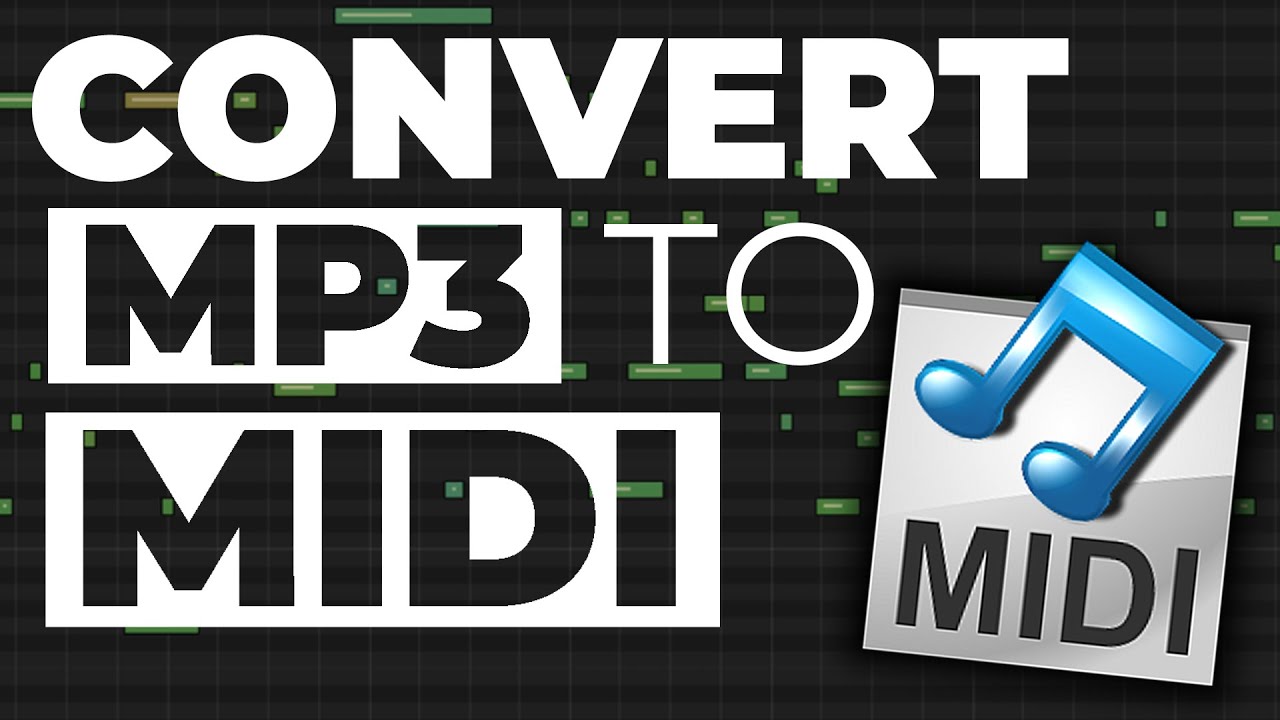 Phần Mềm Chuyển Mp3 Sang Midi | How To Convert MP3 To MIDI [Free / No Software]