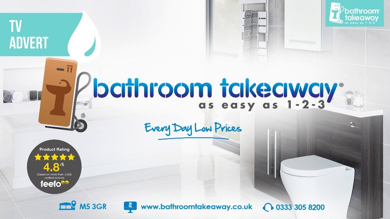 bathroom takeaway every day low prices tv advert september 2017