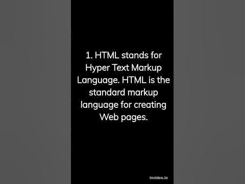 What is Html Programming Language? || html for beginners || html ...