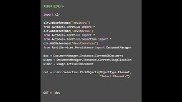 02 - Dynamo to Python - Select Elements UI #dynamo #python