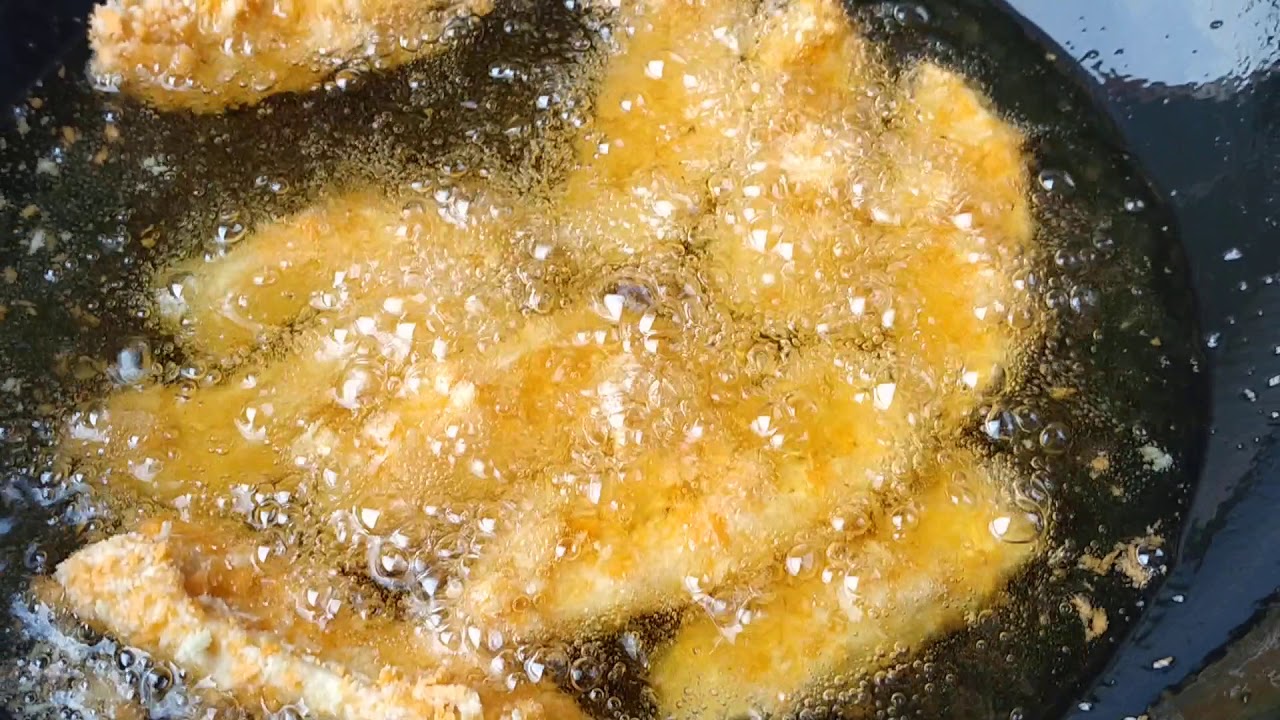 Goreng dengan minyak yg panas 