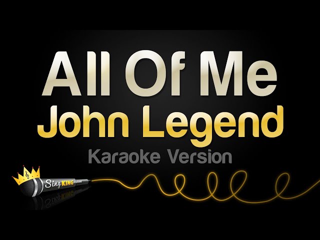 John Legend - All Of Me (Karaoke Version) class=