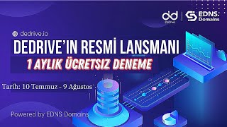 Dedrive’ın Resmi Lansmanı | Edns Domains