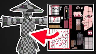 SIMPLE Way to Texture Low Poly Characters in Blender