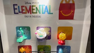 Disney Pixar ELEMENTIAL McDonald’s Hapoy Meal Toys