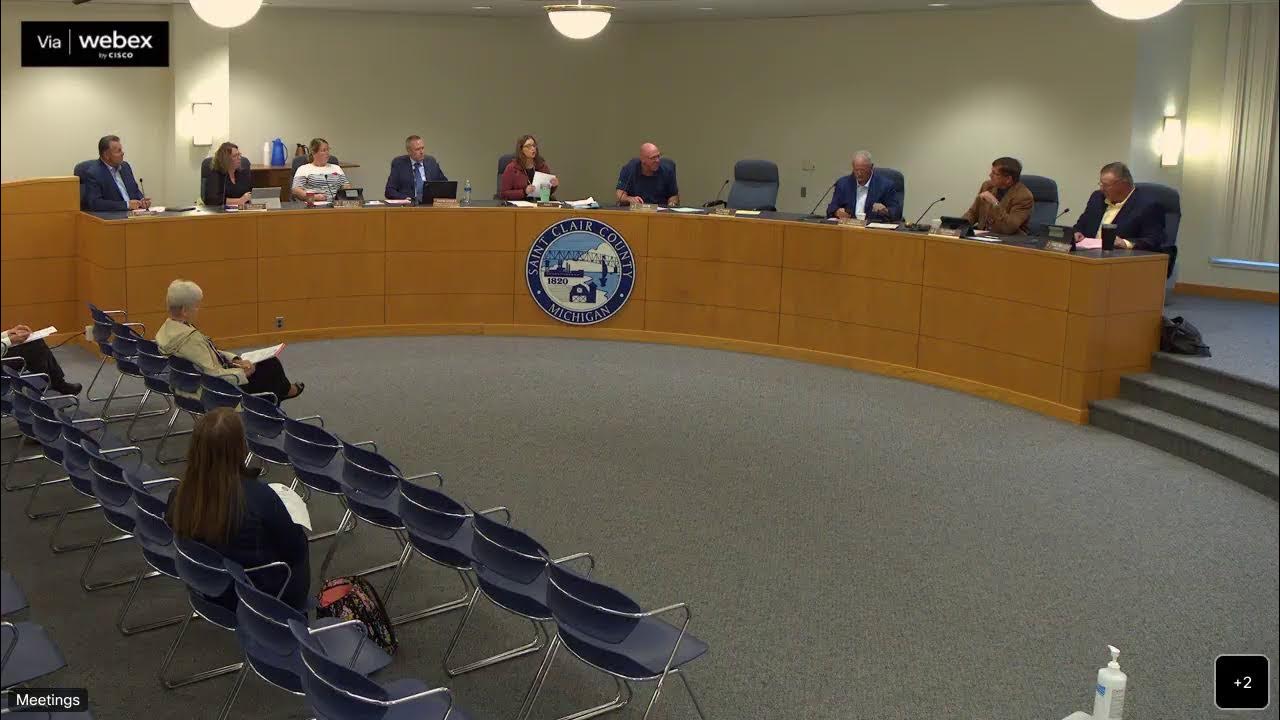 October 6th, 2022 St Clair County Board of Commissioners - YouTube
