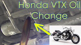 Honda VTX Motorcycle Oil Change