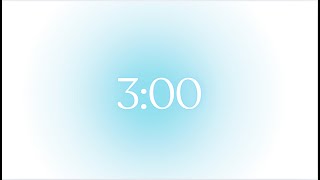 Magical Relaxing Light Blue Aura 3 Minute Timer