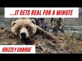 GRIZZLY CHARGE! | ALASKA GRIZZLY HUNT