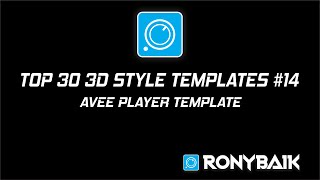 TOP 30 3D STYLE TEMPLATES #14 | AVEE PLAYER TEMPLATE | RONYBAIK screenshot 5