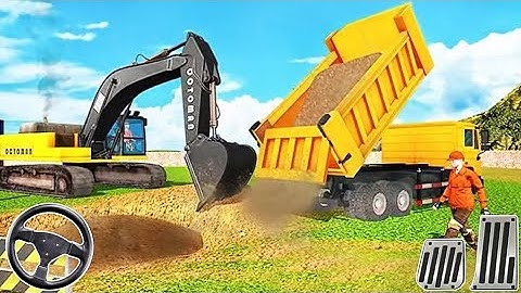 Train Station Construction Simulator JCB Game - Android Gameplay