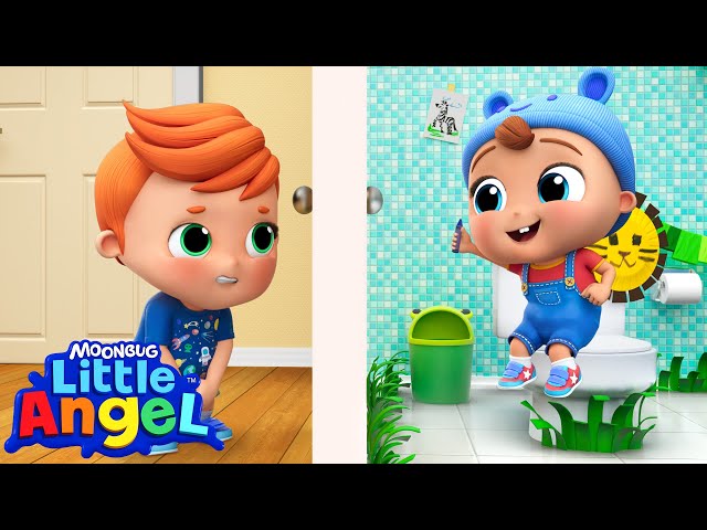 Oops! Locked In! - Potty training Song | @LittleAngel Kids Songs & Nursery Rhymes class=