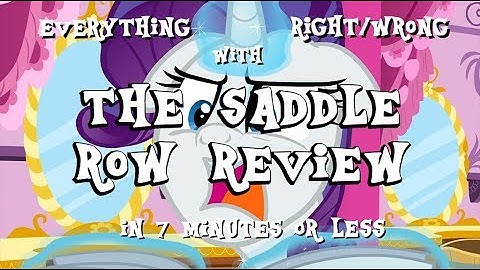 (#6) Everything Right/Wrong with The Saddle Row Review in 7 Minutes or Less