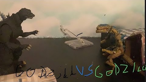 Godzilla vs godzilla 1998 stop motion animation