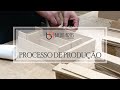 Processo de produo das caixas em mdf