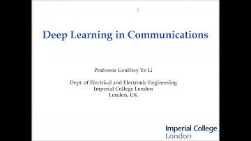 Wireless ML Seminar - Deep Learning in Wireless Communications