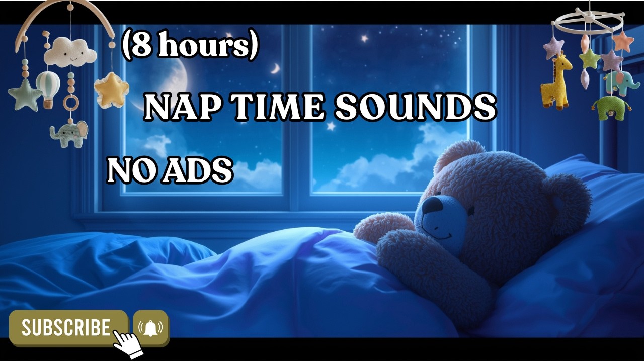 8 Hours Kids Sleep Music 🌙 No Ads, No Sudden Sounds | Deep Night Sleep