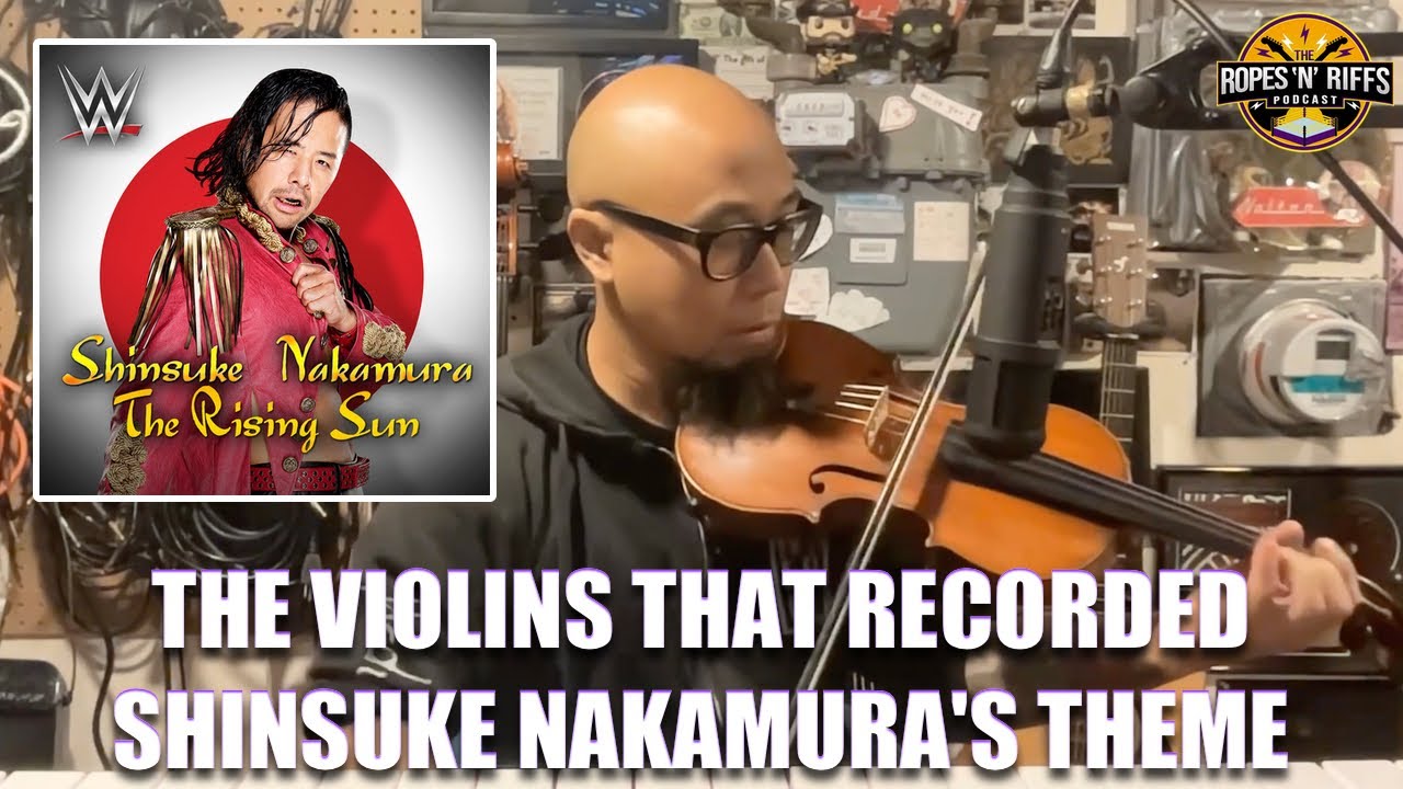 The Violins That Recorded Shinsuke Nakamura Theme, The Rising Sun with Seven Suns' Earl Maneein The Violins That Recorded Shinsuke Nakamura Theme, The Rising Sun with Seven Suns' Earl Maneein