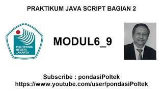 PRAKTIKUM JAVA SCRIPT  BAGIAN 2  MODUL6 9