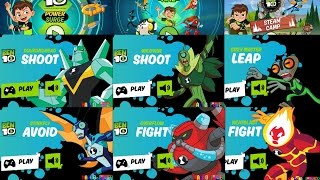 All Ben 10 Reboot Minigames