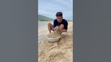 Đổ Khuôn Cát Tạo Hình Bằng Cái Rổ Nhựa Quá Đẹp #trendingshorts