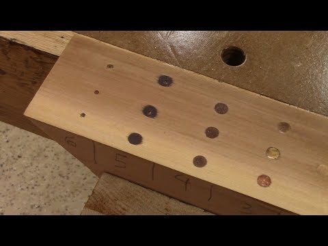The Woodpecker How I fill holes in wood