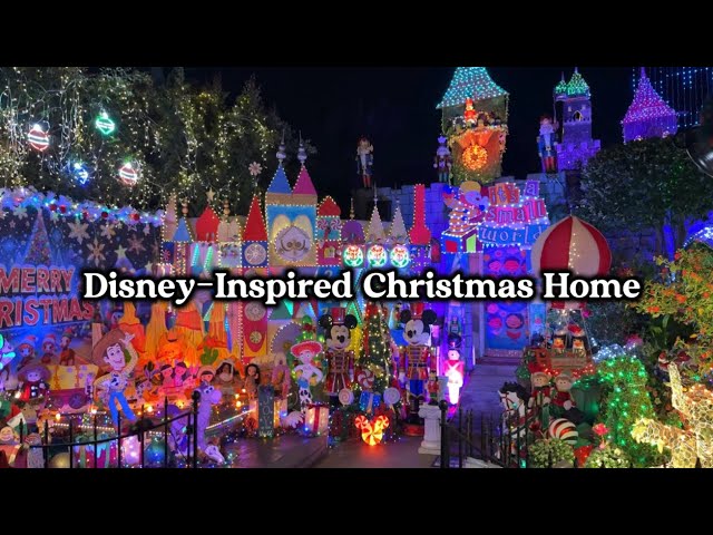 This Christmas Home in Burbank Brings Disney's “It's a Small World