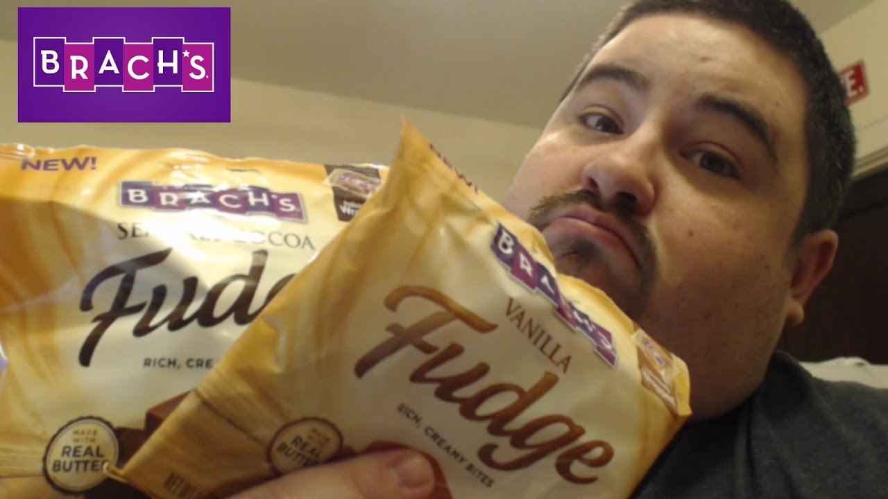 Brach's Vanilla & Sea Salt Cocoa Fudge Bits Food Review YouTube
