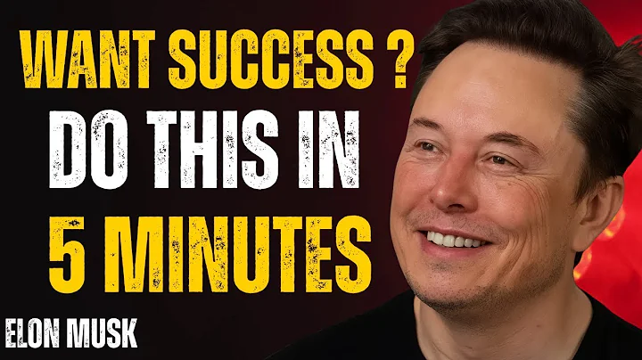 The 5-Minute Rule That Changed Everything for Me — No Matter Your Age | Elon Musk #motivation