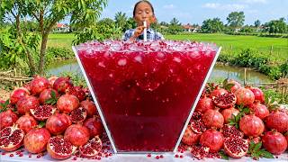 Bà Tân Vlog - Lần Đầu Làm Cốc Trà Lựu Khổng Lồ 60 Lít Đãi Cả Làng