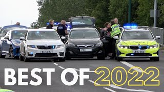 BEST OF 2022! - UK POLICE ACTION - Armed \& Unmarked Police Cars Responding! 🏴󠁧󠁢󠁷󠁬󠁳󠁿🇬🇧