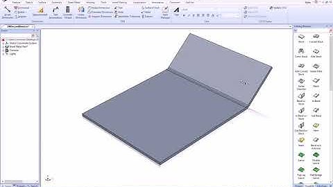 Sheet Metal Second Bend Leg Control in IronCAD | My Triball