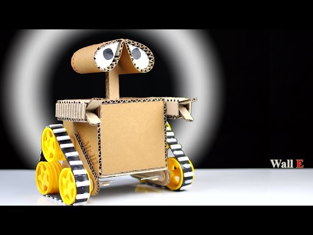 How To Make A Robot At Home From Cardboard - Diy Wall E Robot - Mr H2 -  Youtube