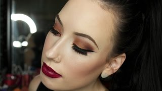 Warm Golden Fall Makeup Tutorial 2014 | lesleydoesmakeup