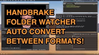 using handbrakecli and handbrake watcher with OBS