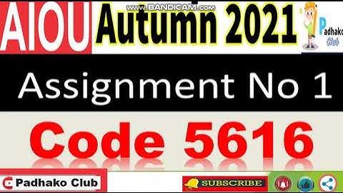 ⏩ AIOU Code 5616 Solved Assignment No. 1 Autumn 2021 || Level: MA Urdu